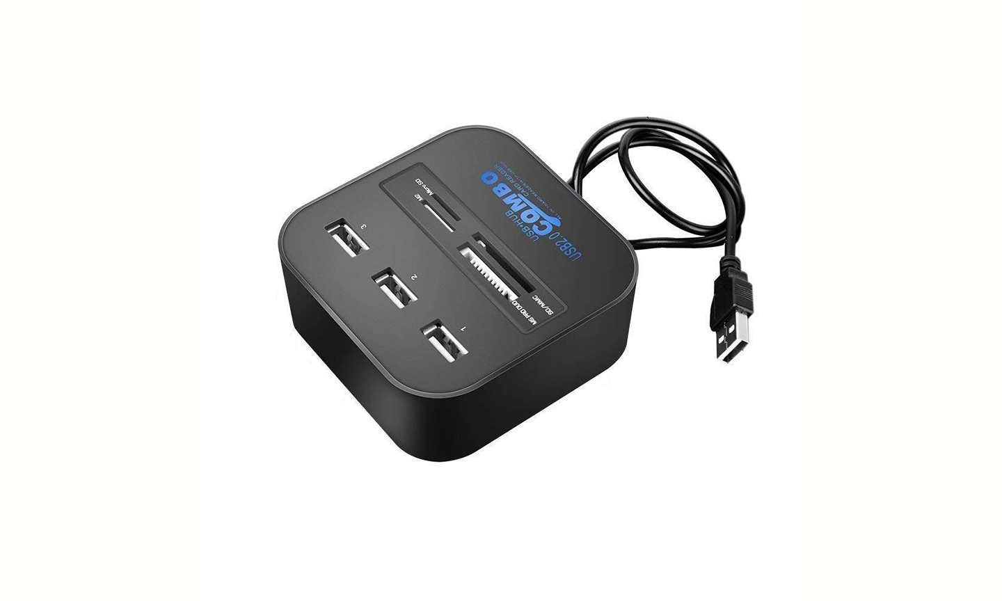 Combo Usb Hub + Card Reader Hub Computers
