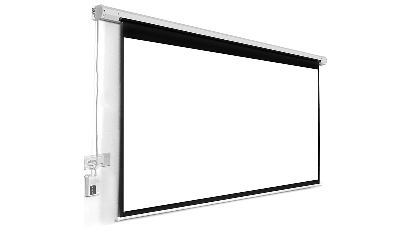 Projector Screen 180cm X 180cm Electric – Hub Computers