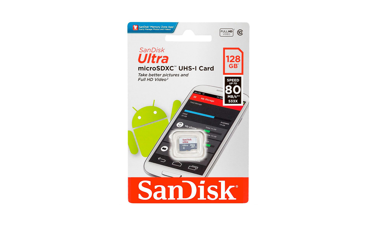 Sandisk 128GB Micro Sd Card Hub Computers